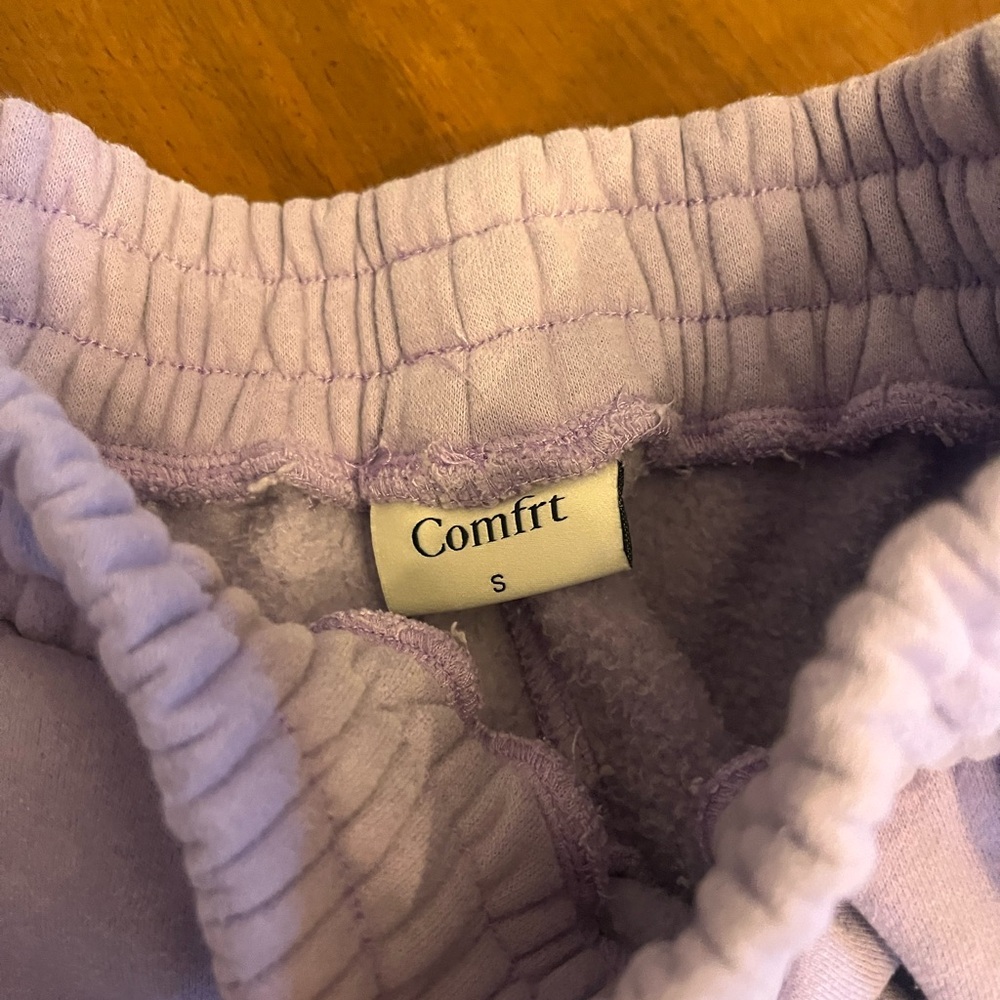 Comfort Fleece Sweatshirt & Jogger Set - pastel Lavender - Picture 4 of 7